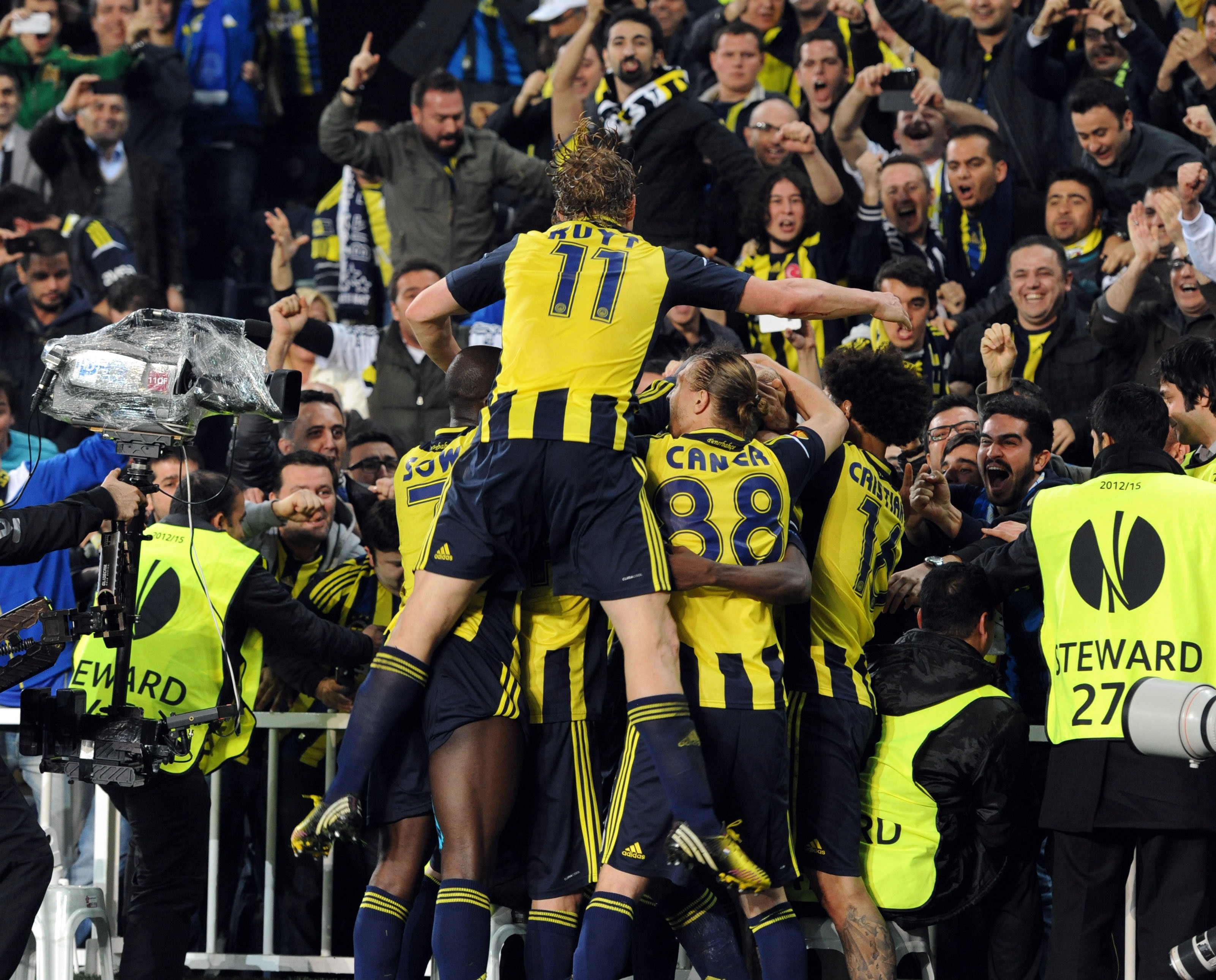 Fenerbahçe - Lazio Maçından Kareler...