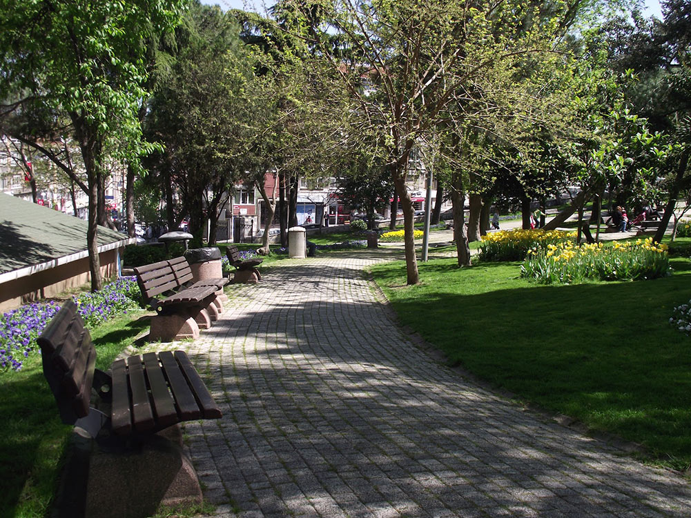 Üsküdar Doğancılar'daki parkta ağaçlar azalıyor!