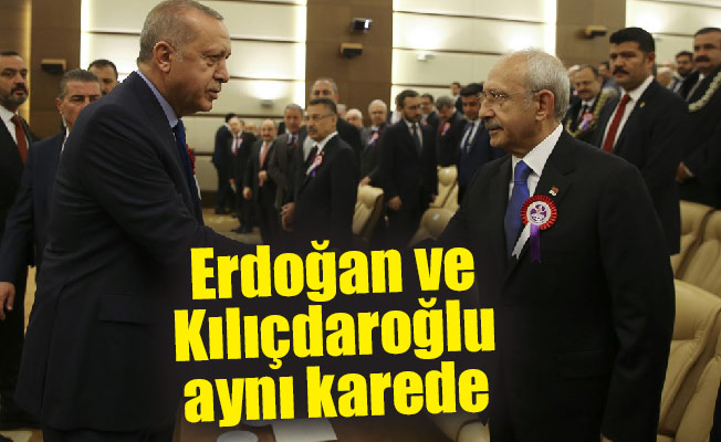 Erdoğan ve Kılıçdaroğlu aynı karede