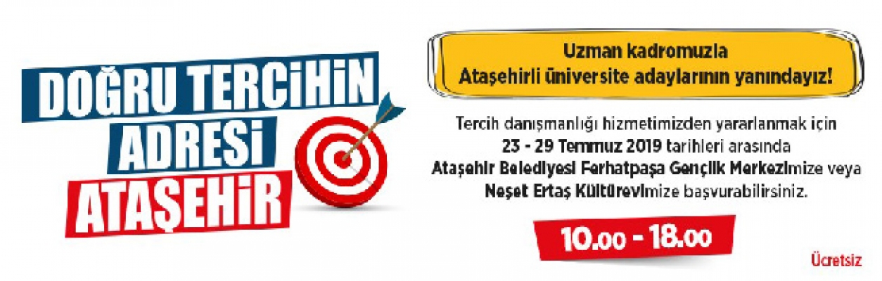 Doğru tercihin adresi Ataşehir