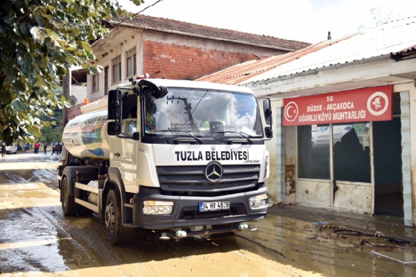 Tuzla'dan, Düzce’ye Yardım Eli