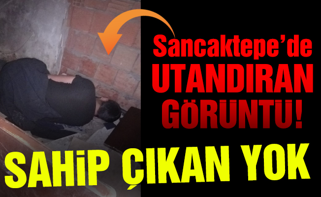 Sancaktepe’de utandıran görüntü! Sahip çıkan yok