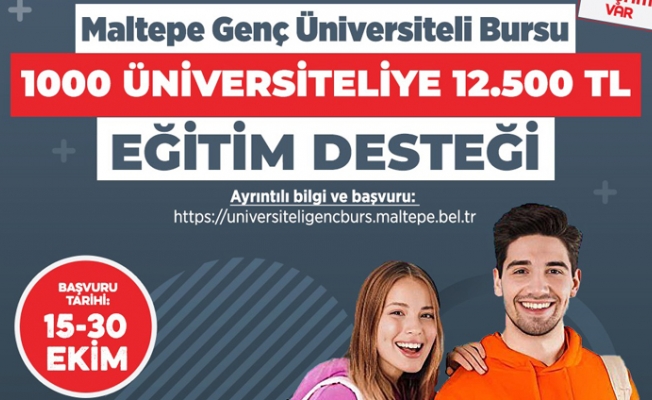 Süreyya Plajı alışveriş alanını tahliye eden Maltepe Belediyesi’nden bin üniversiteliye 12 bin 500 TL burs