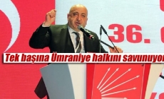 Tek başına Ümraniye halkını savunuyor